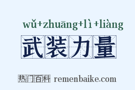 武装力量是什么意思的图片